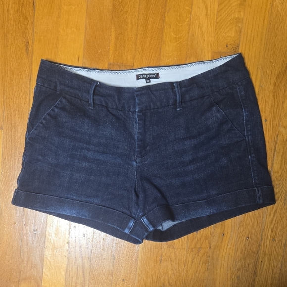 Dear John Women's Dark Denim Blue Jean Shorts - Picture 1 of 6